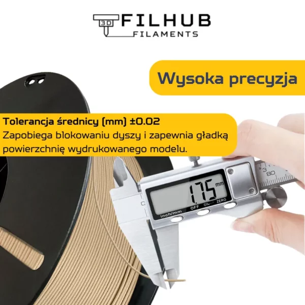 FilHub PLA Wood 1.75mm 1kg - obrazek 8