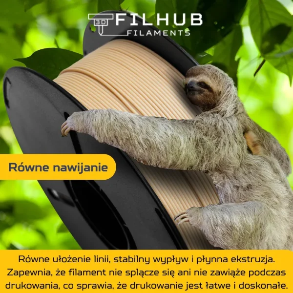 FilHub PLA Wood 1.75mm 1kg - obrazek 7