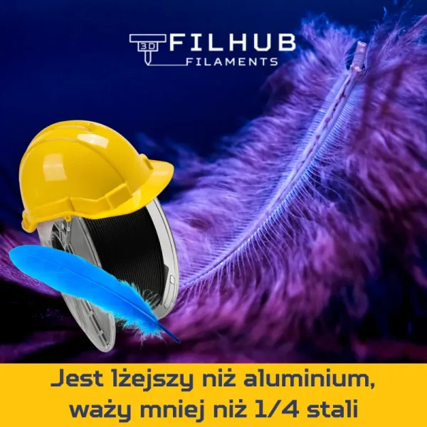 FilHub PLA+CF 1.75mm 1kg - obrazek 6