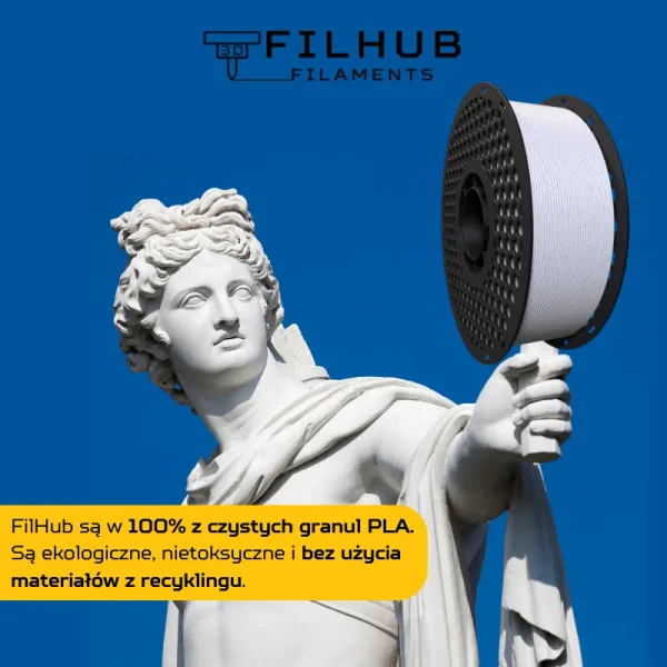 FilHub PLA Marmur Marble 1.75mm 1kg - obrazek 6