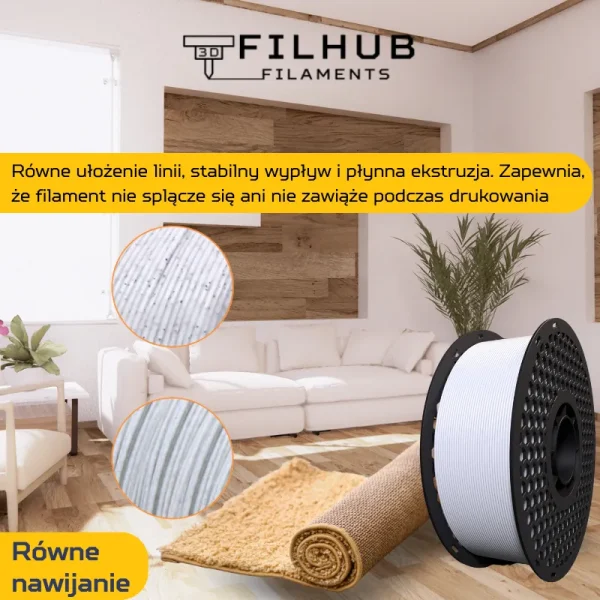 FilHub PLA Marmur Marble 1.75mm 1kg - obrazek 9